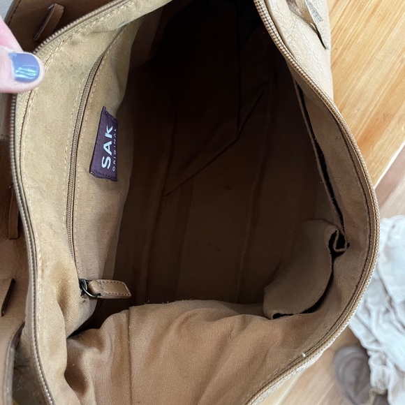 The Sac Original Tan Leather Handbag - Picture 4 of 8